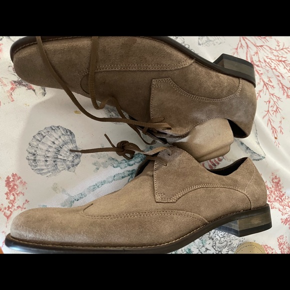 John Varvatos suede grey shoes never worn brand new. - Picture 4 of 5